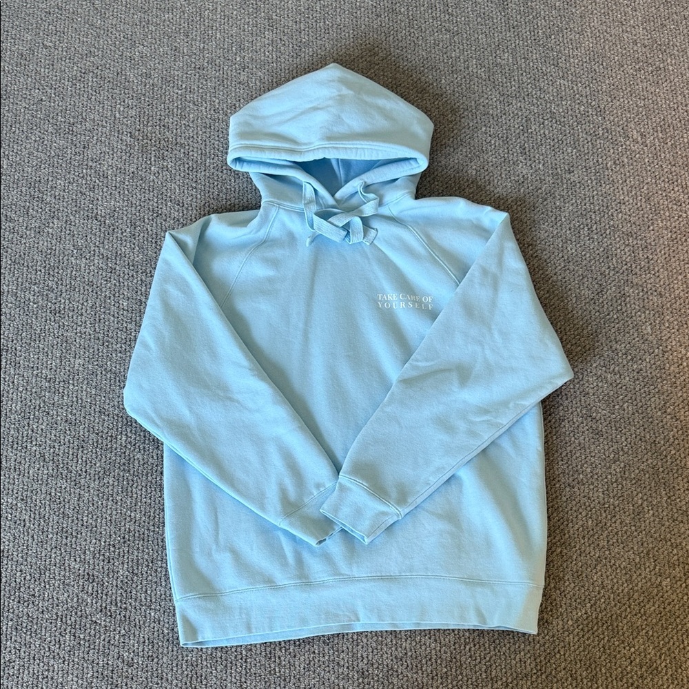Light Blue Women’s Hoodie - “Take Care Of Yourself”